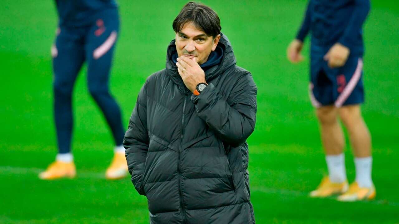 Croatian head coach Zlatko Dalic