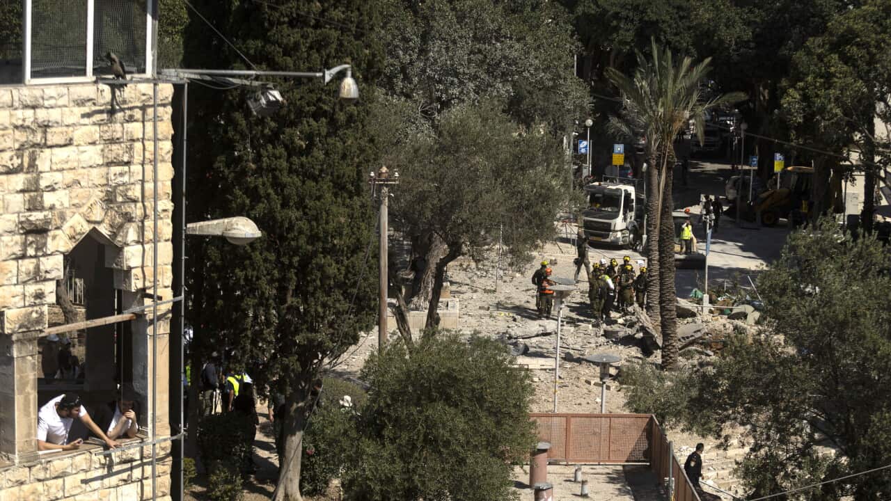 Iran Launches A Retaliatory Missile Strike At Tel Aviv