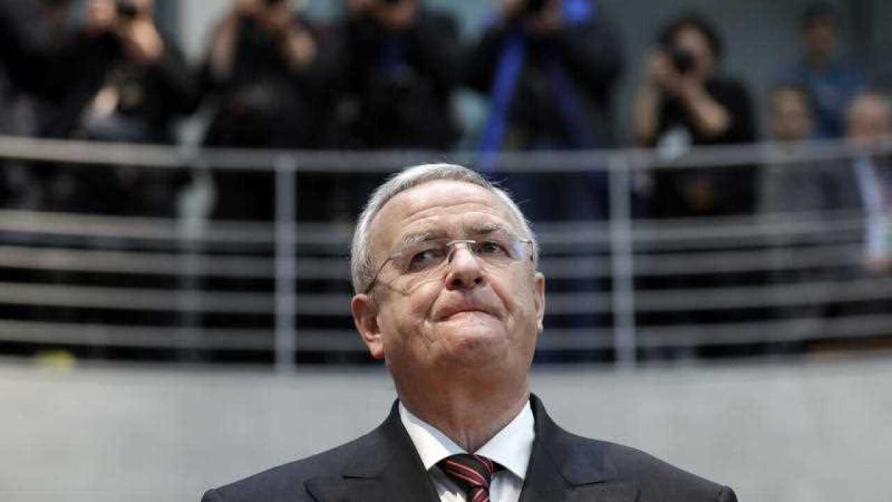 Martin Winterkorn, former CEO of the German car manufacturer Volkswagen