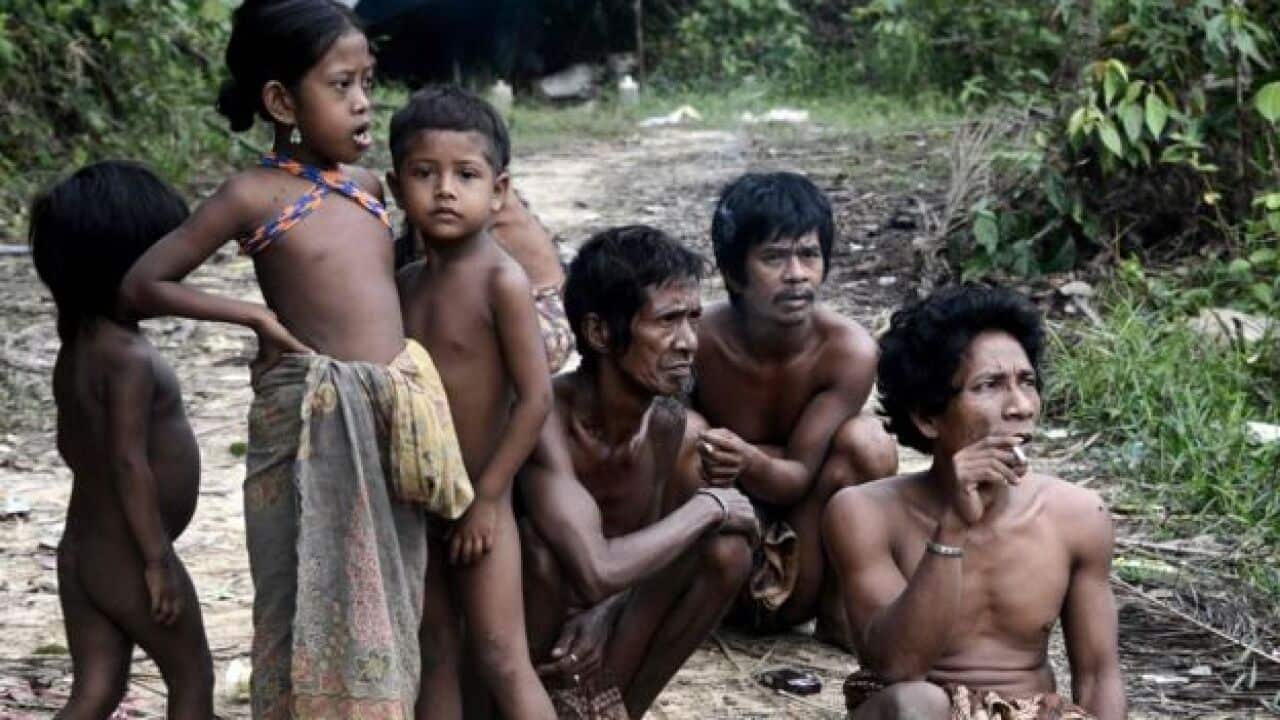 Orang Rimba (People of the Forest) in the Bukit 12 National Park in the province of Jambi, Indonesia.