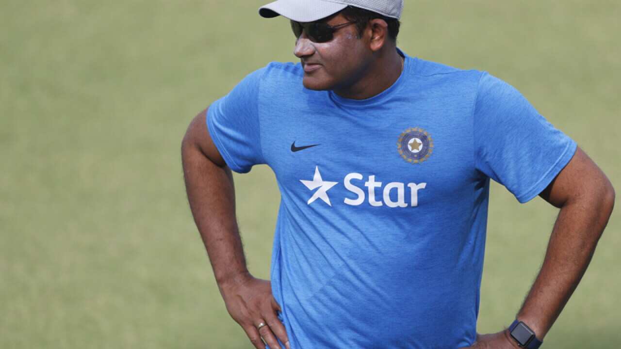 India's coach Anil Kumble
