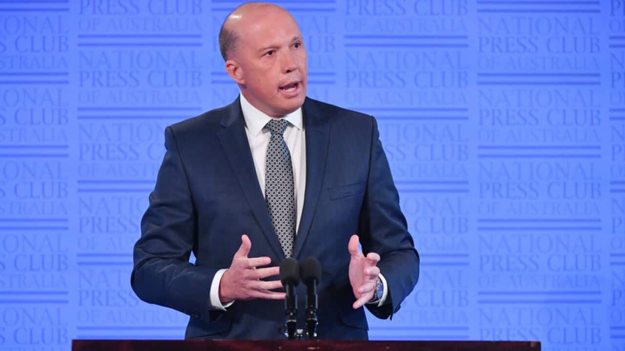 Minister for Home Affairs Peter Dutton