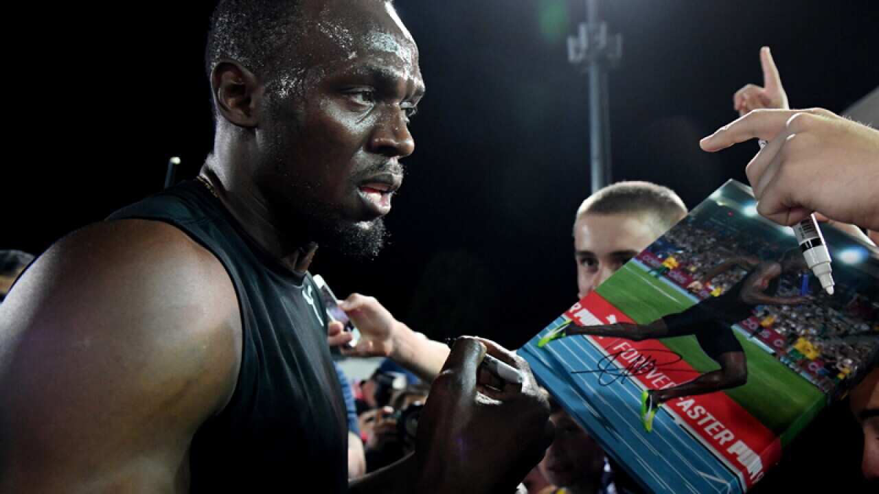 Jamaican sprinter Usain Bolt