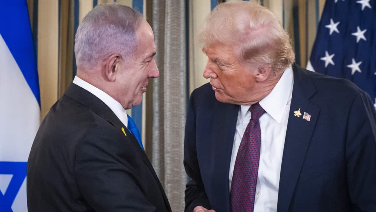 US President Trump and Israeli Prime Minister Netanyahu press conference at the White House