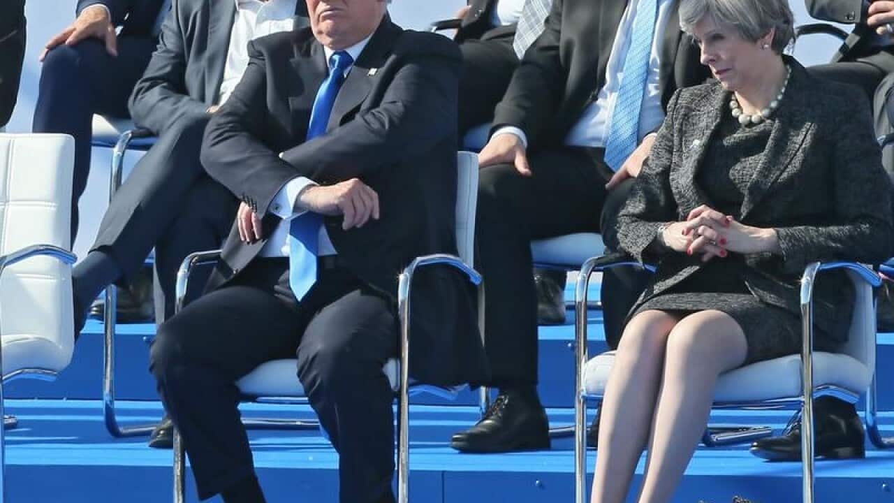 Donald Trump won't return Theresa May's visit and come to the UK.