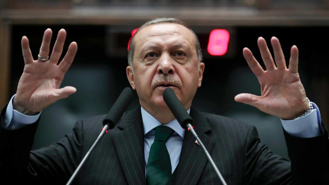 Turkish President Recep Tayyip Erdoğan.