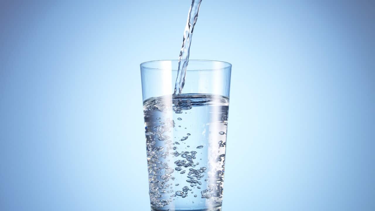 drinking water