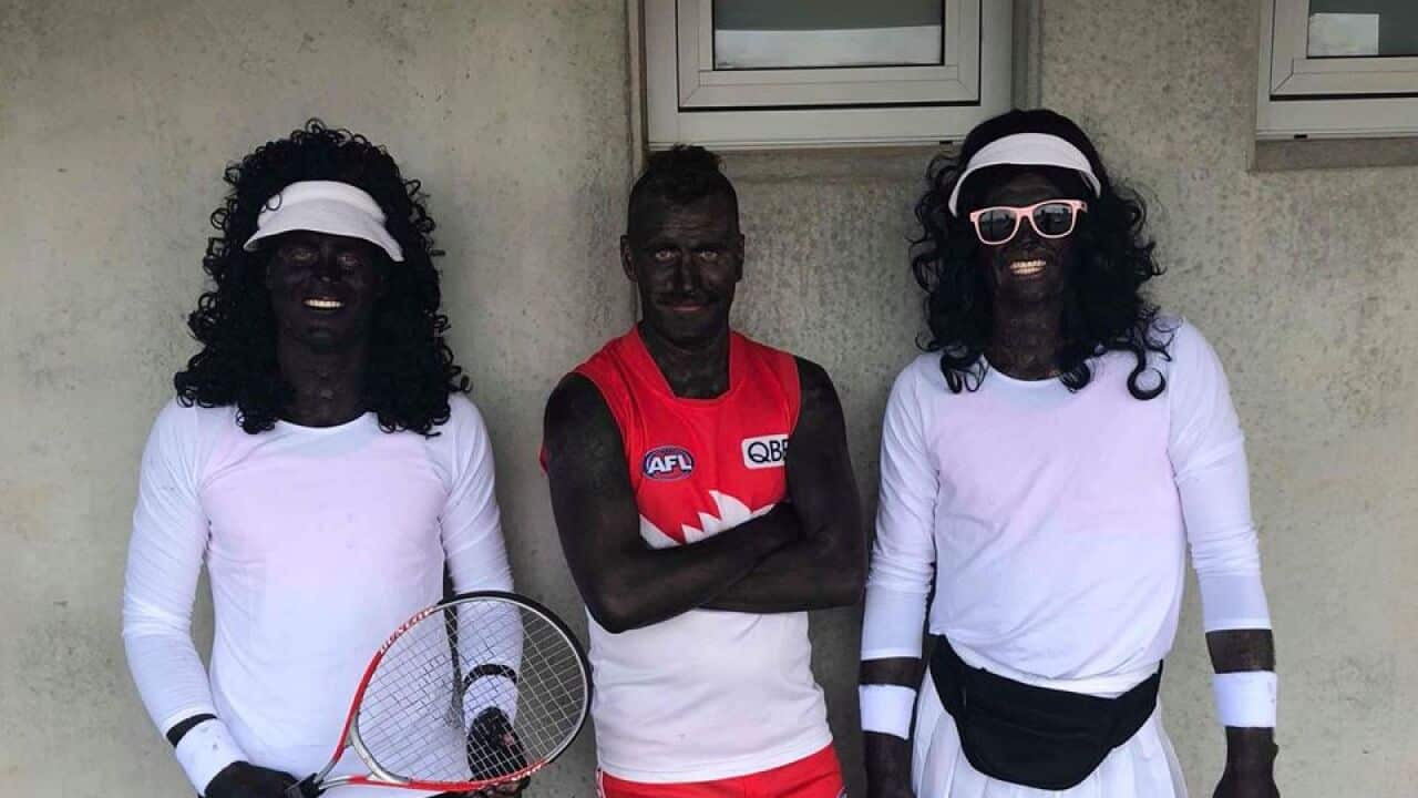 Mand Monday 'blackface' 