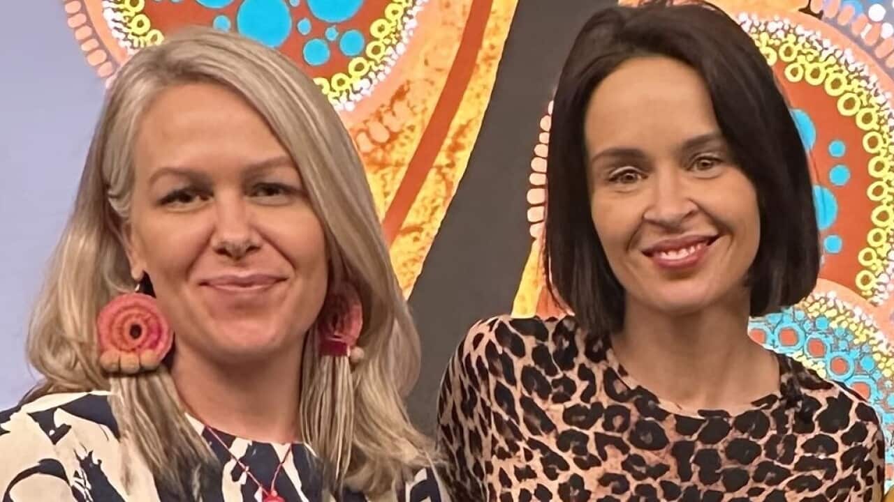 Simone Kenmore (Left) Commonwealth Bank Executive Manager Indigenous Buisiness Kate Russell Supply Nation - Crop1.jpg