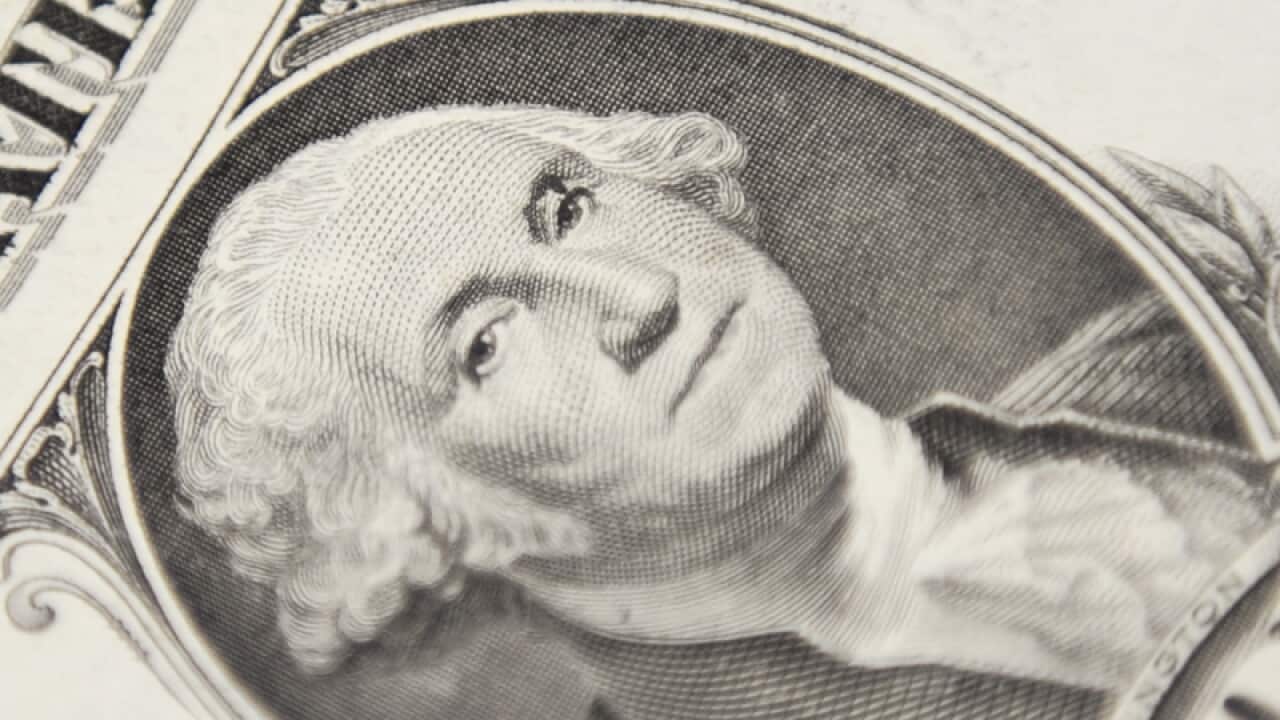 A 1 US Dollar note.