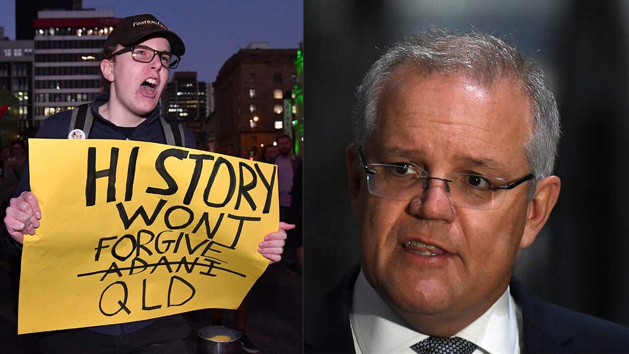 Prime Minister Scott Morrison has taken aim at the "indulgent and selfish" practices of environmental groups who campaign against Australian coal.