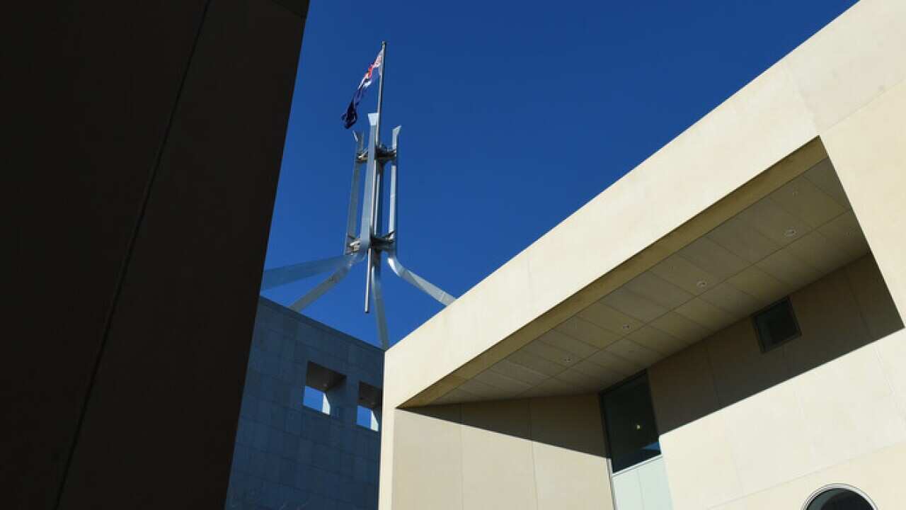 Parliament House in Canberra
