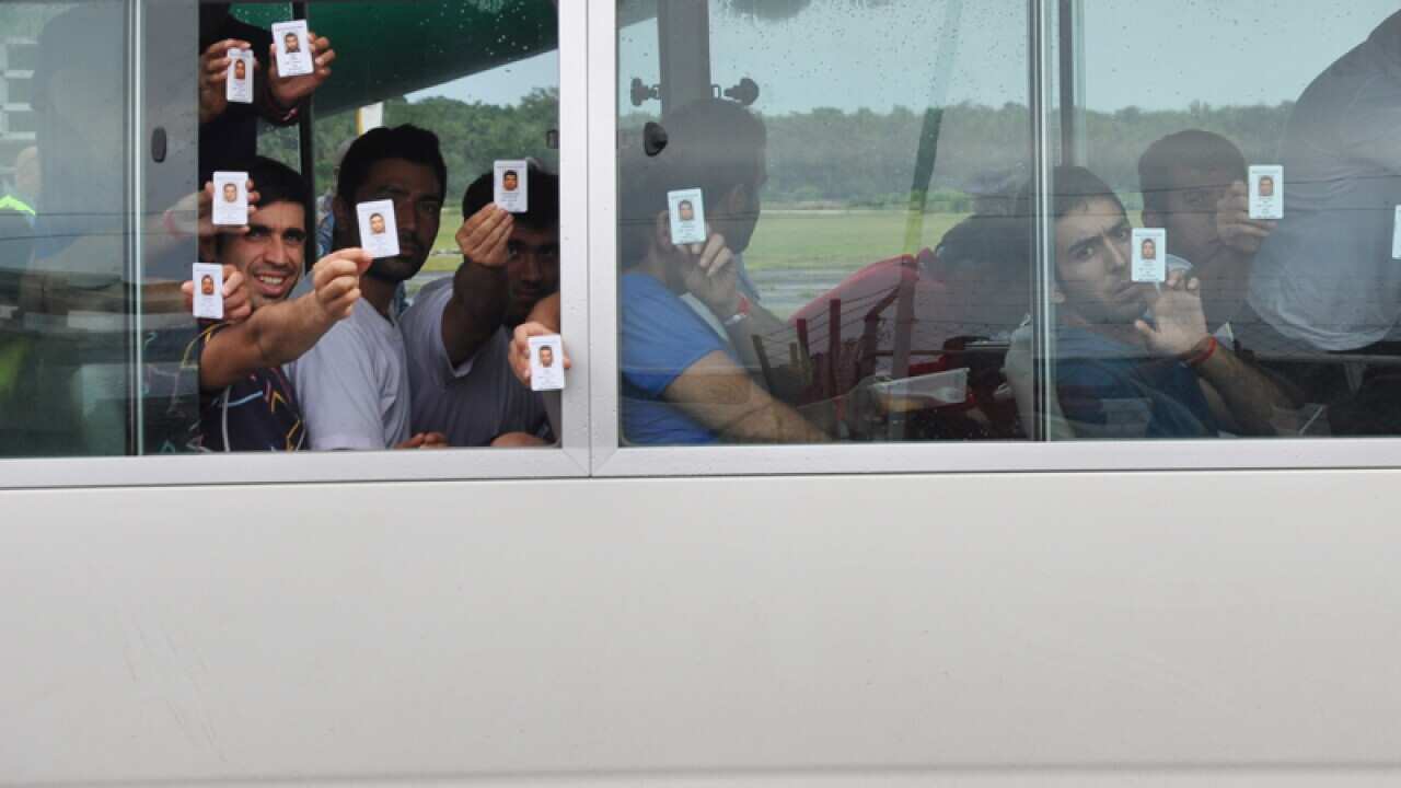 Asylum seekers on Manus Island