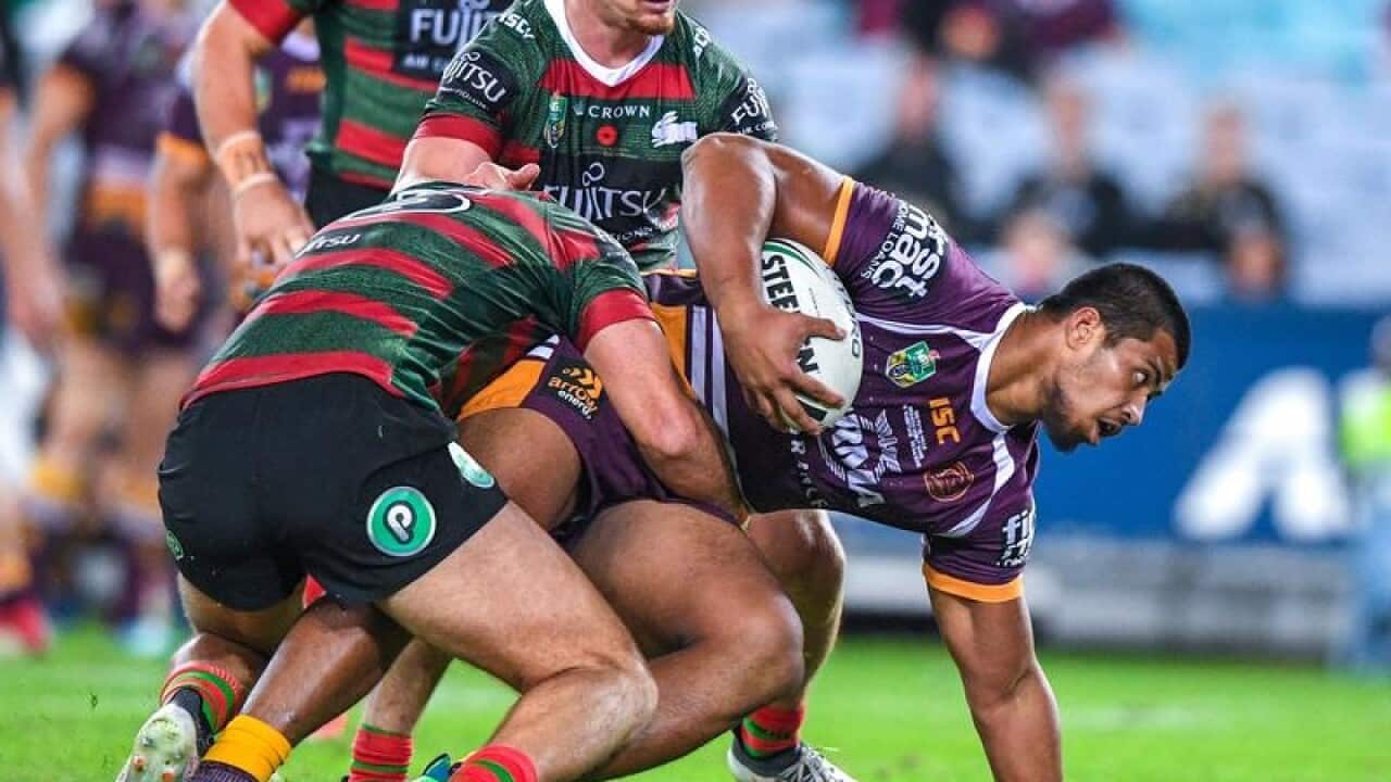 Payne Haas in action.