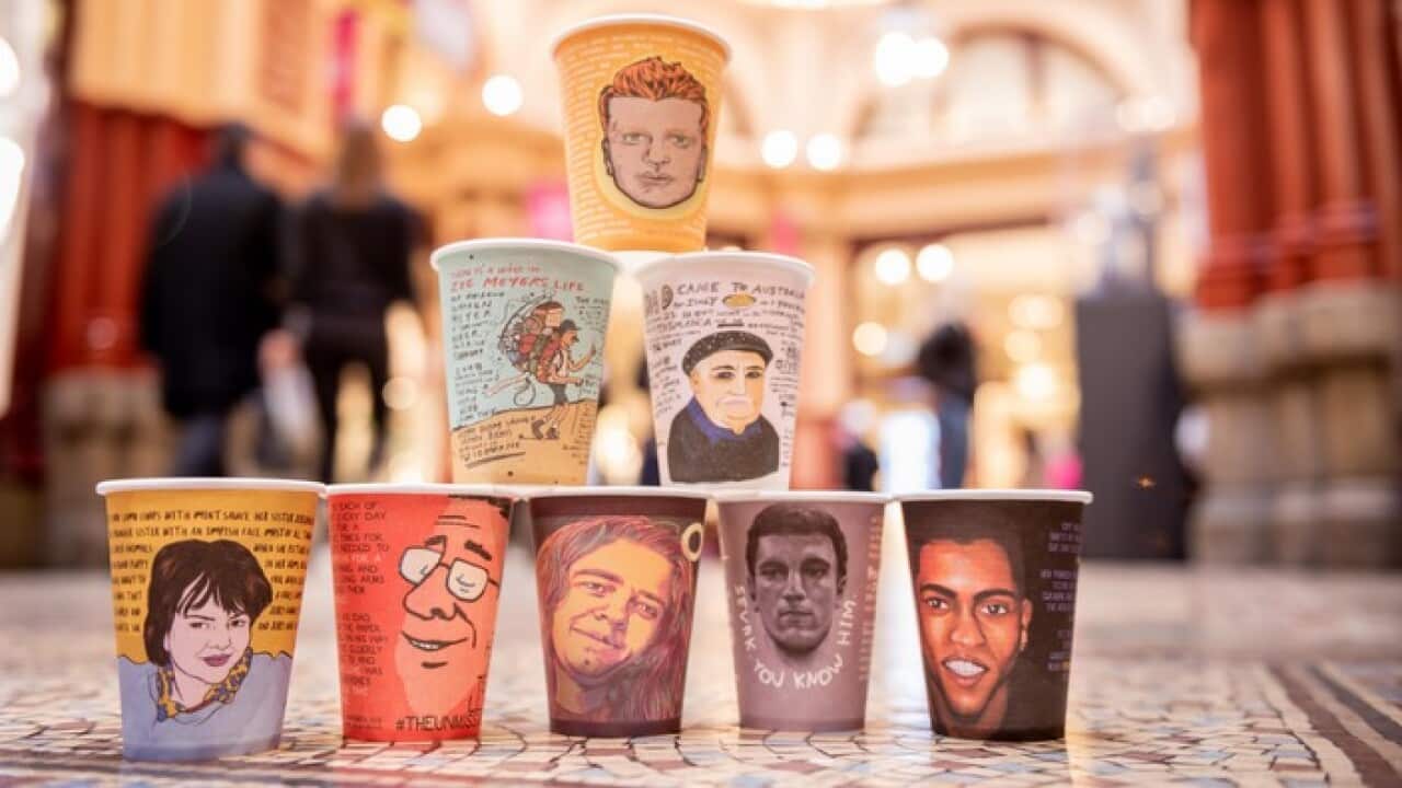 Coffee Cups featuring eight people who have been missing long-term in Australia