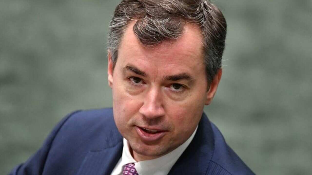 Human Services Minister Michael Keenan in parliament.