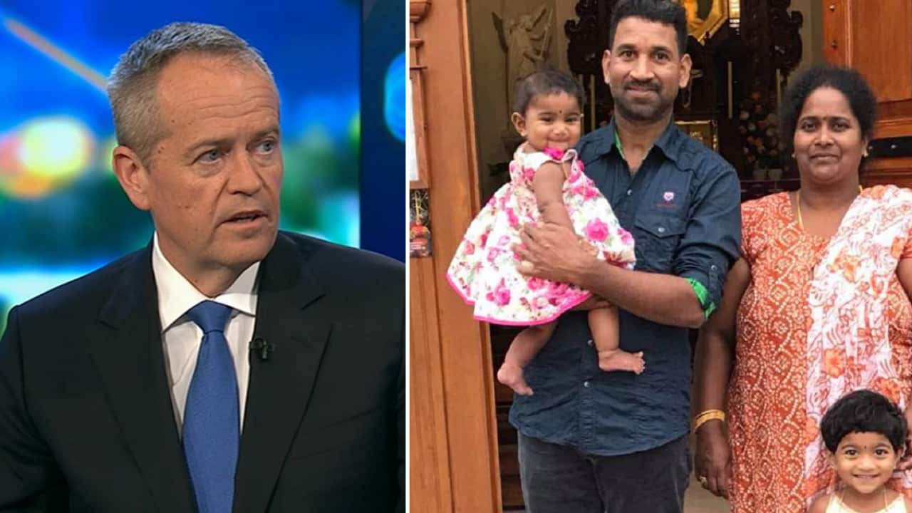 Bill Shorten on Wednesday and the family.