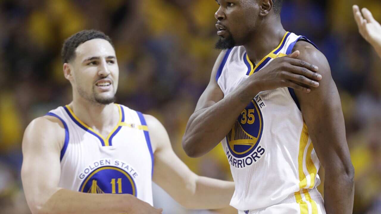 Golden State Warriors forward Kevin Durant