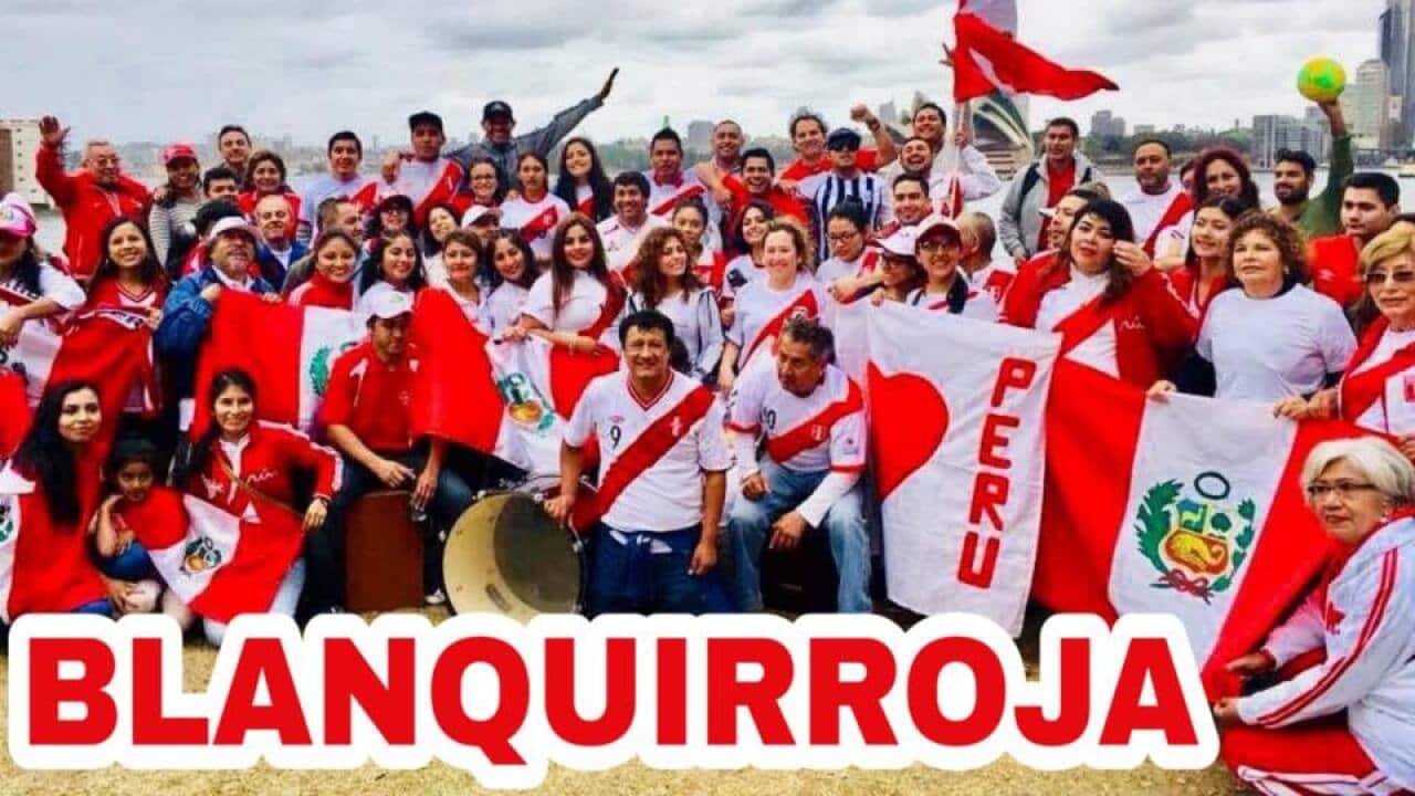 Hinchas peruanos en Australia