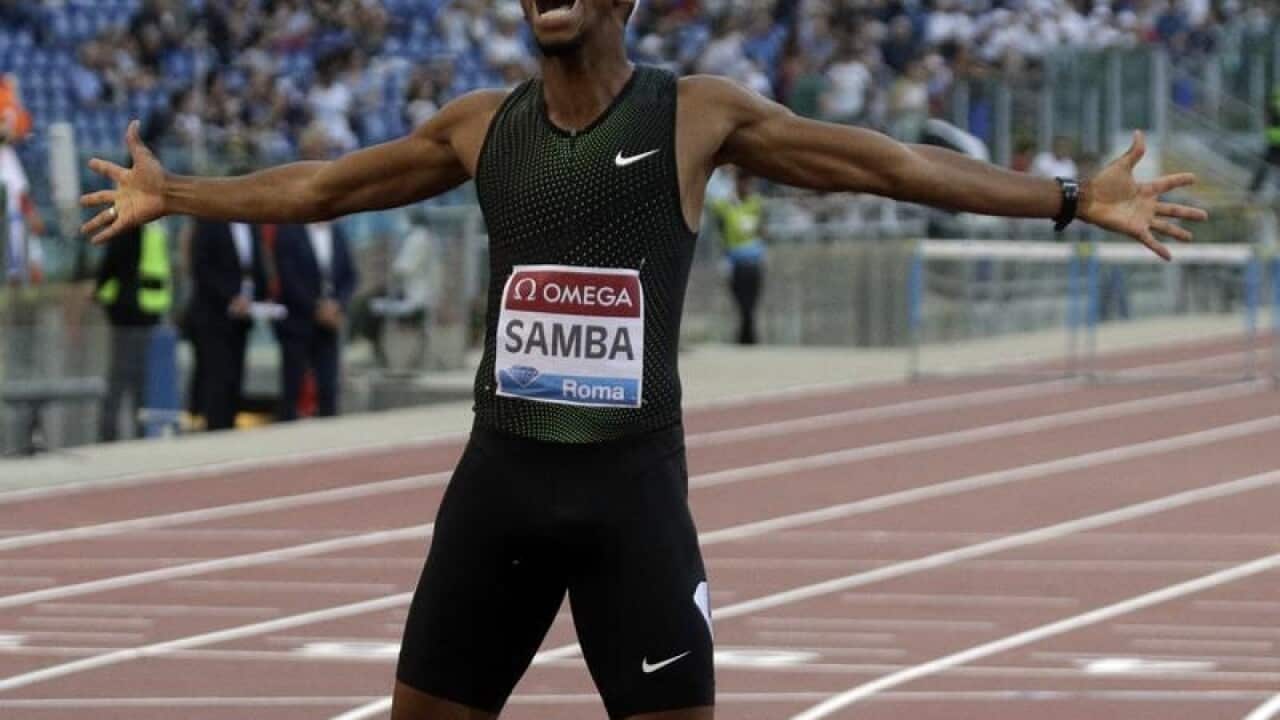 Qatari athlete Abderrahman Samba