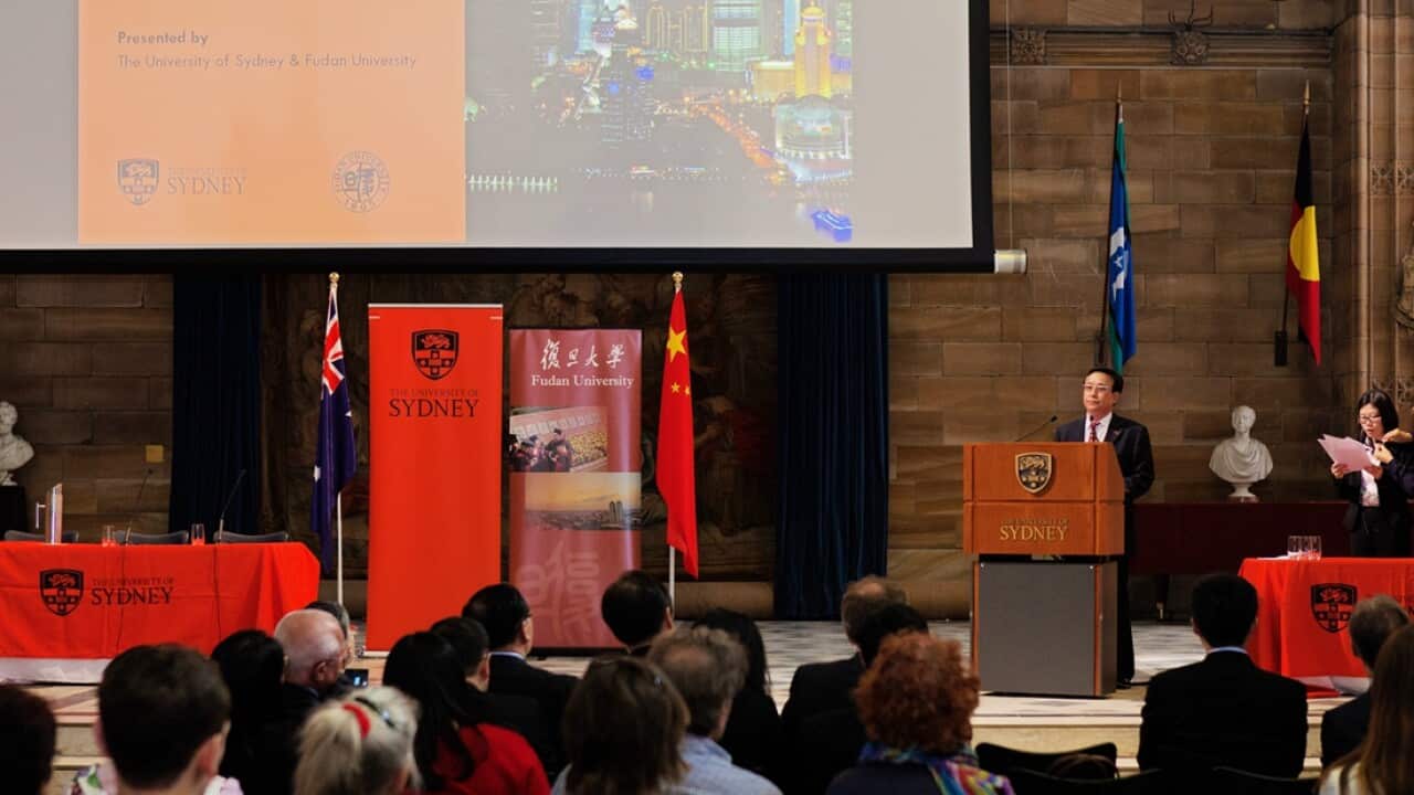 悉尼大学孔子学院承办第三届大洋洲论坛  上海市政协主席吴志明到会致辞