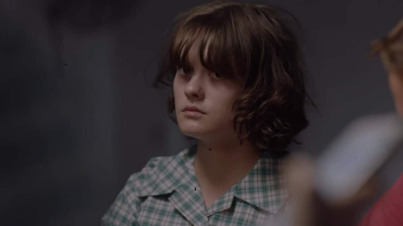 A screenshot from the anti-bullying short film.