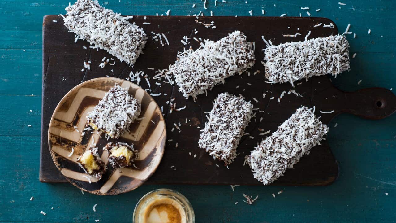 Lamington fingers