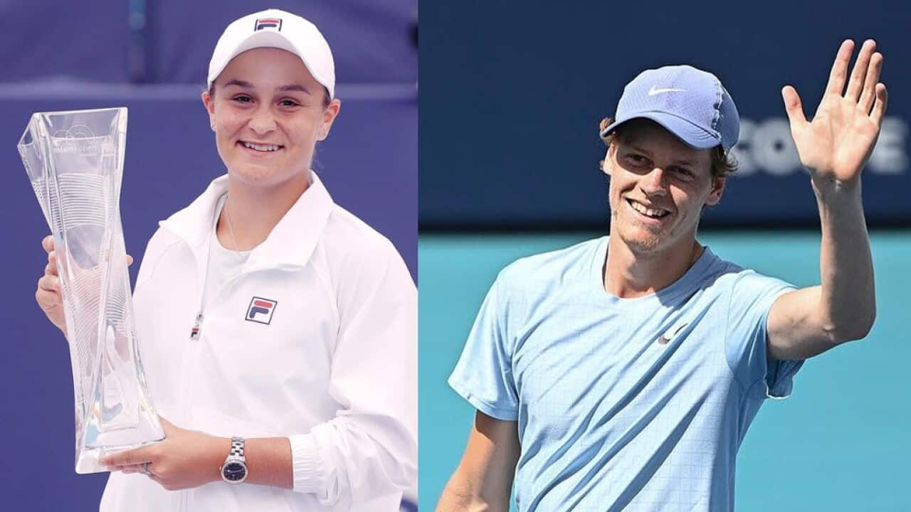 Ashleigh Barty e Jannik Sinner
