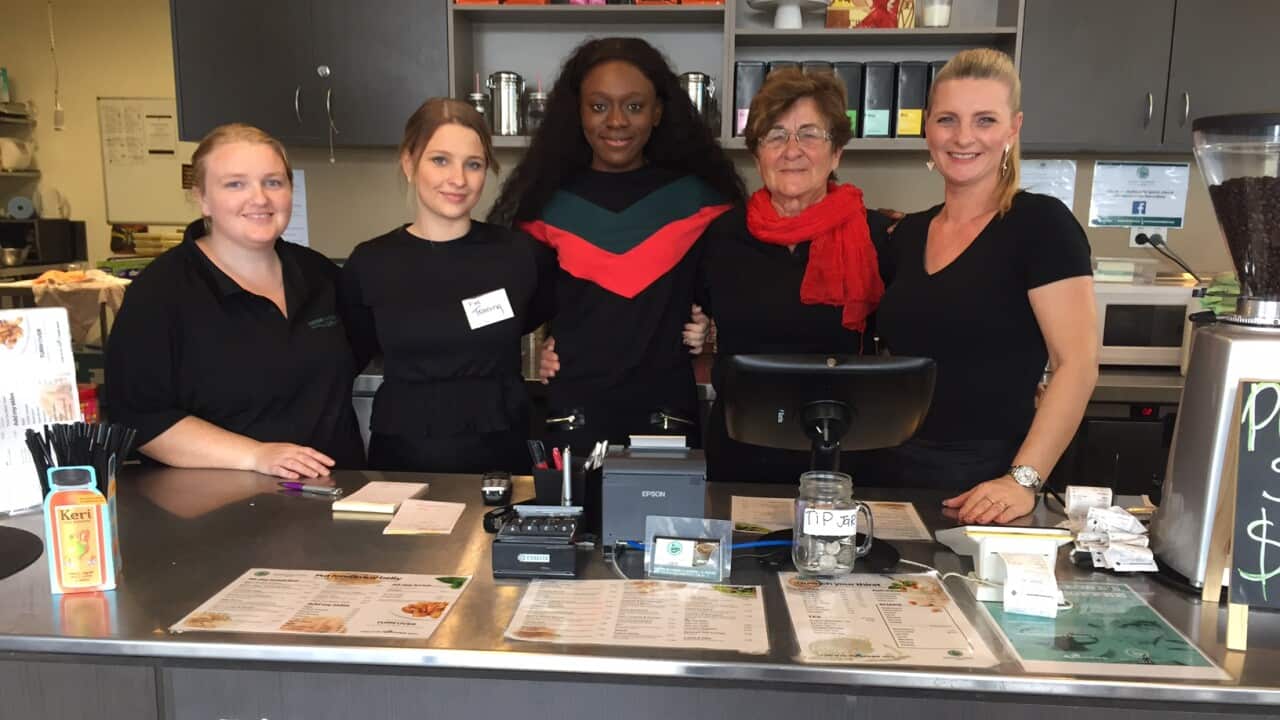 Pemba and her colleagues