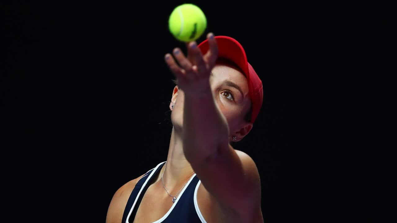 Ashleigh Barty at WTA finals