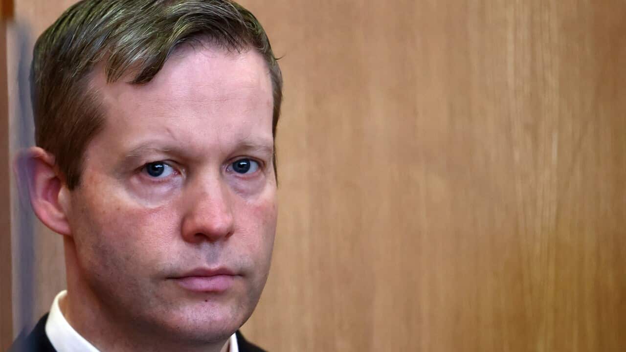 Stephan Ernst, murderer of politician Walter Luebcke at his trial at the Oberlandesgericht Frankfurt courthouse, in Frankfurt.