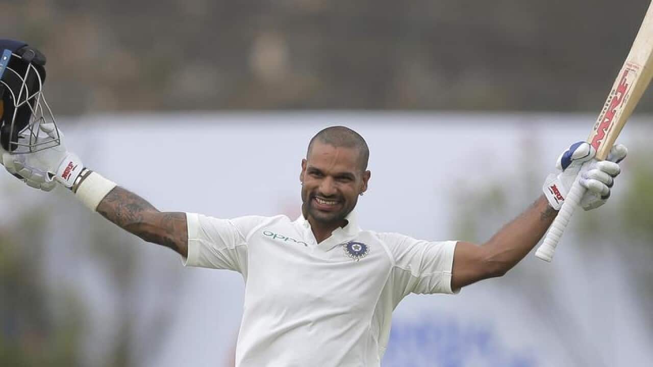 India's Shikhar Dhawan