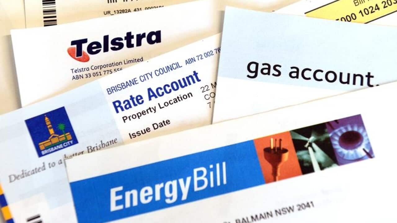 A pile of bills