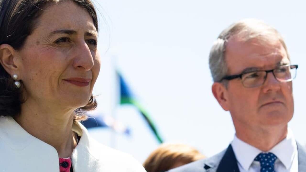 A file image of Gladys Berejiklian and Michael Daley