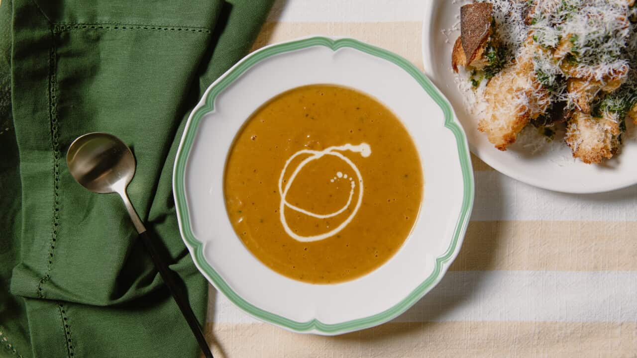 Fridge raid soup