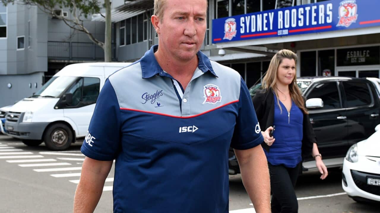 Sydney Roosters NRL coach Trent Robinson