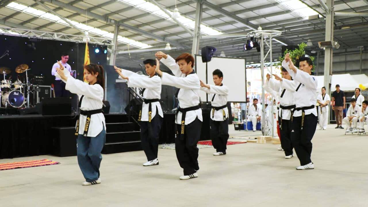 V Team Taekwondo at Tet Festival 2016 at Melbourne Showgrounds