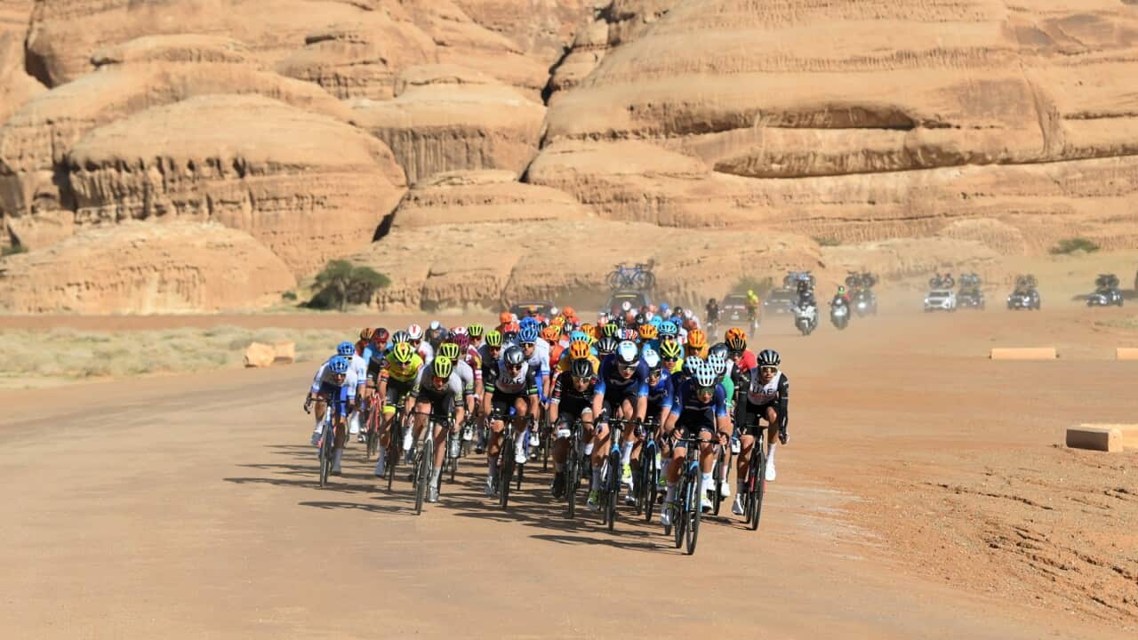A general view of the peloton during the 2023 edition of the AlUla Tour.jpg