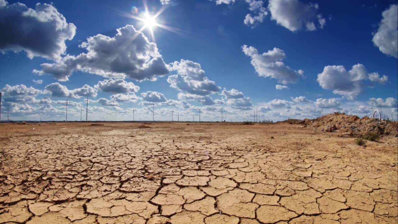 Drought stricken land