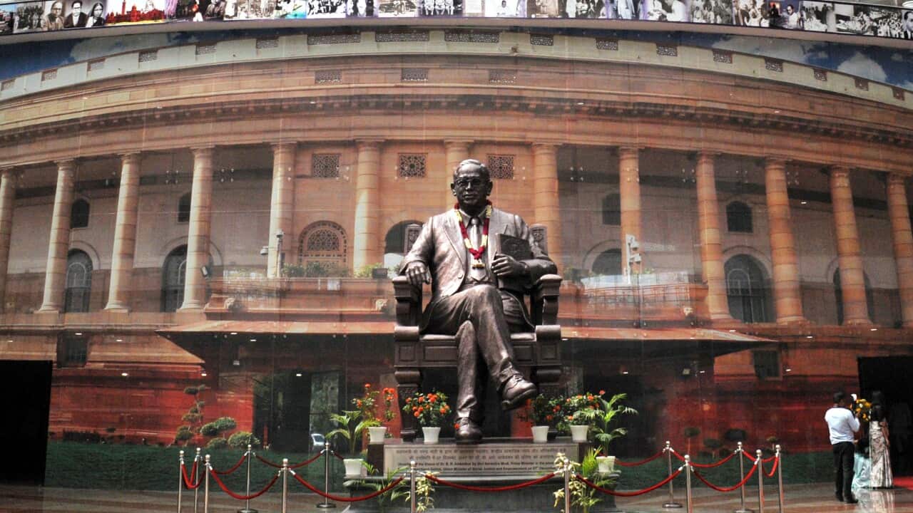 India: Statue of Bhimrao Ramji Ambedkar