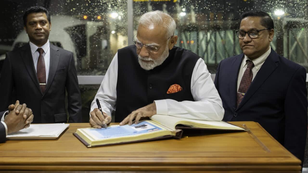 Indian Prime Minister Narendra Modi visits Sri Lanka