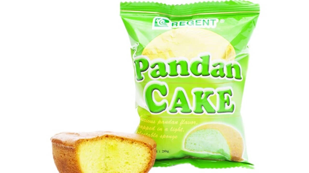 food recall, pandan cake