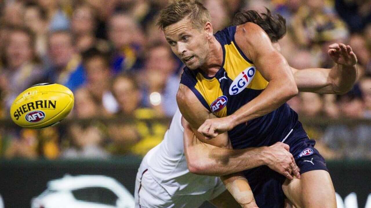 Mark LeCras of the West Coast Eagles