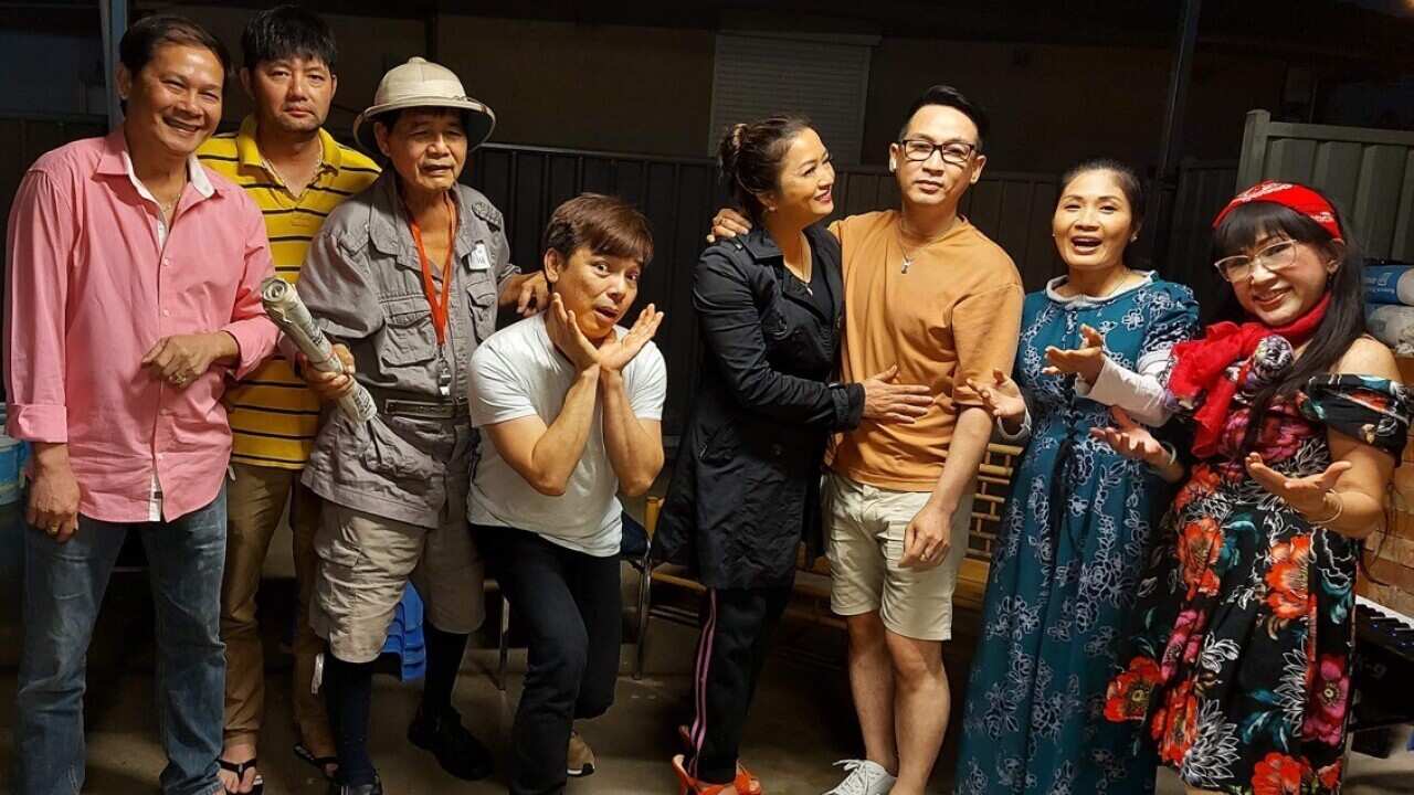 Các nghệ sĩ đang tập dượt