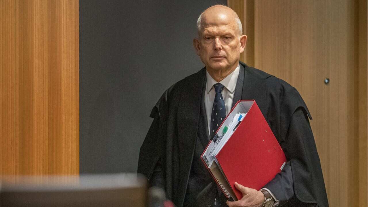 Justice Cameron Mander at the sentencing of Brenton Tarrant at the High Court in Christchurch, NZ