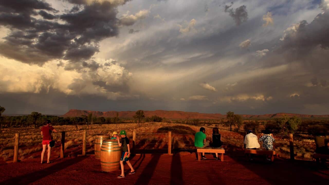 Watarrka (Kings Canyon) National Park is located in seeking an emergenc Central Australia, a few hundred kilometers from Uluru. y heritage listing from Canberra to protect it from oil and gas fracking.