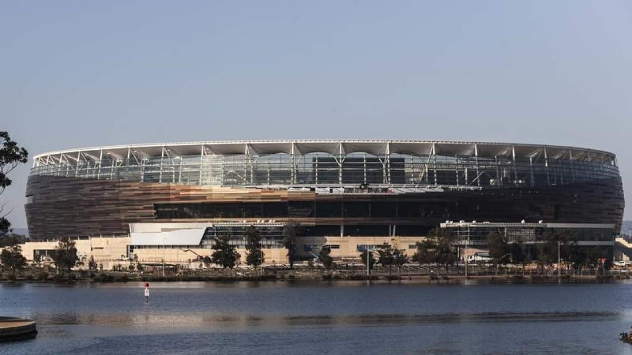 A file image of the new Perth Stadium