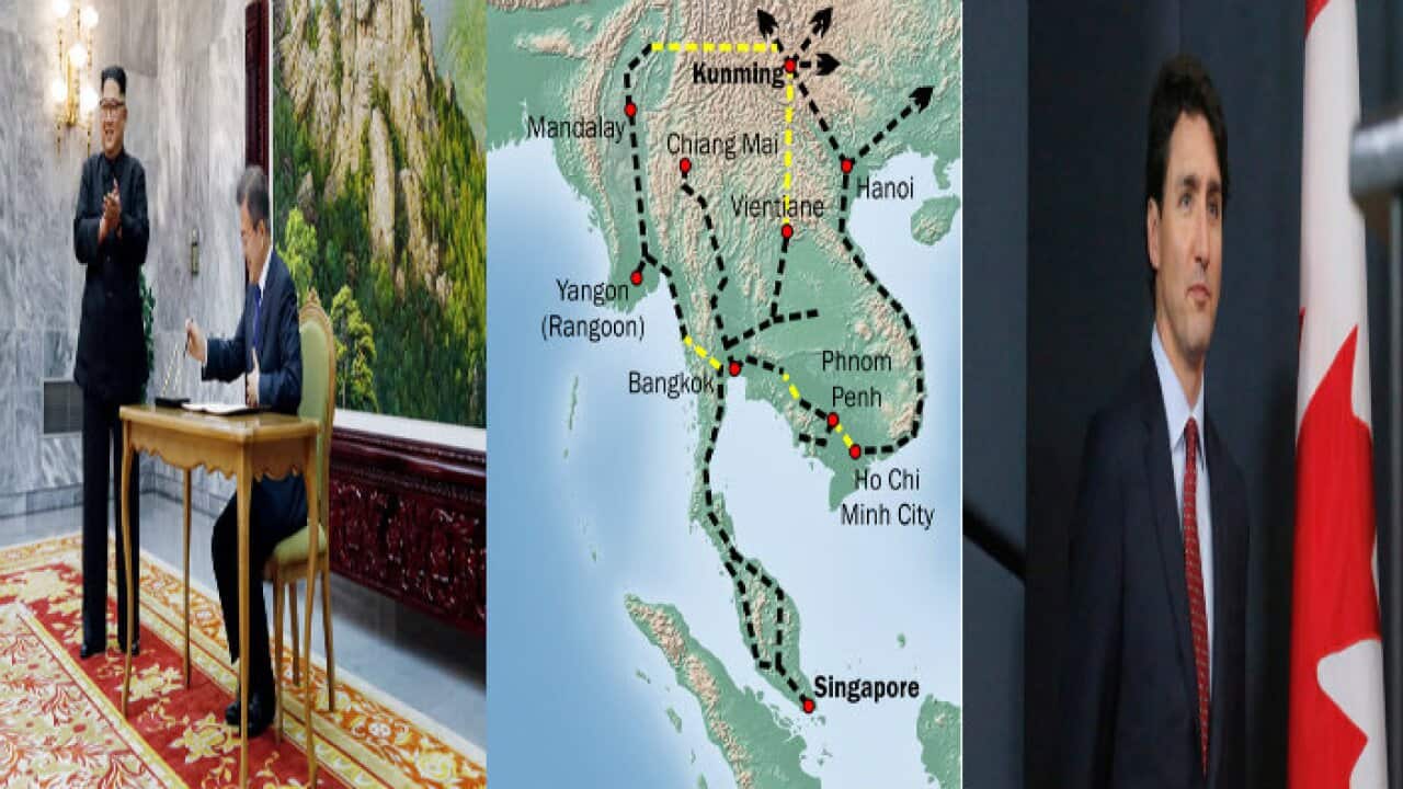 US trade war, US-NK talks, China railway