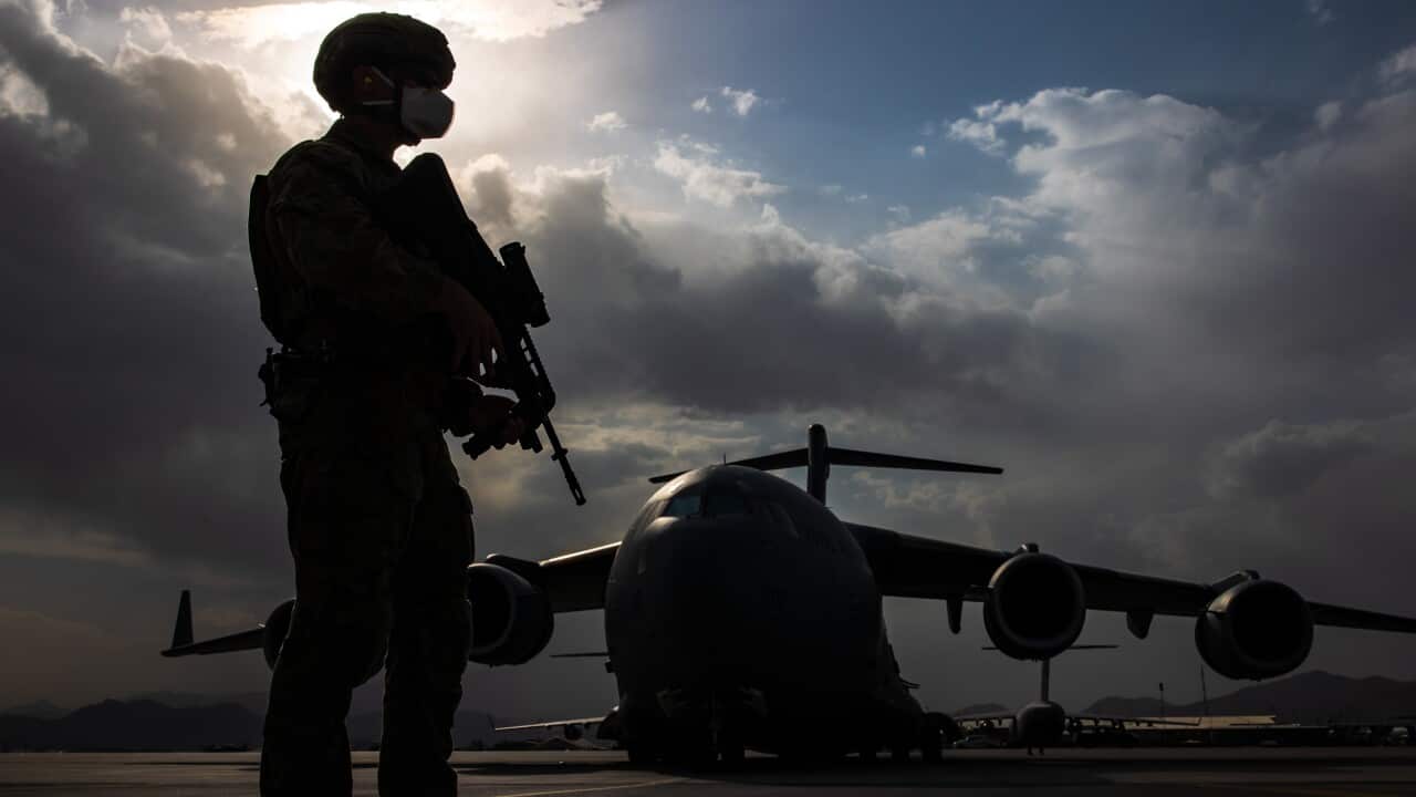 Royal Australian Air Force Airfield Defence guards at Hamid Karzai International Airport, Kabul