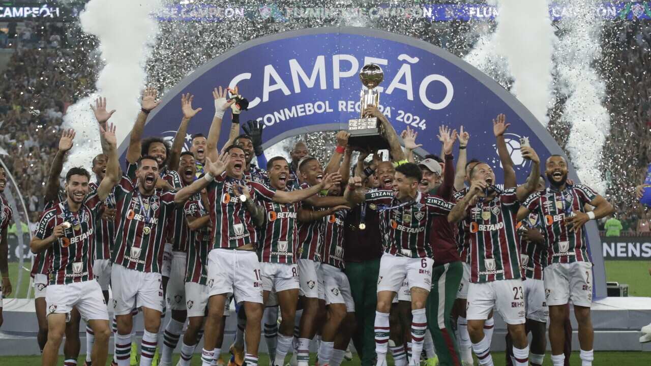 APTOPIX Brazil Ecuador Soccer Recopa Sudamericana